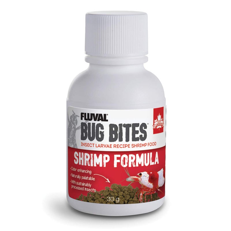 Fluval Bug Bites Fish Food for Shrimp, Granules for Small to Medium Sized Fish, 1.06 oz., A6931, Brown - Image 1